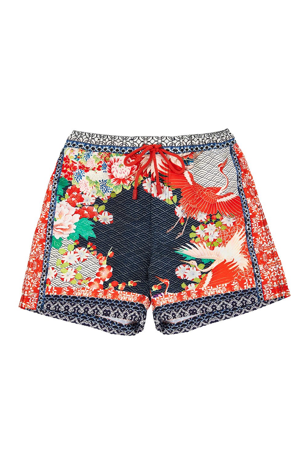 MEN'S ELASTIC WAIST BOARDSHORT GEISHA GIRL