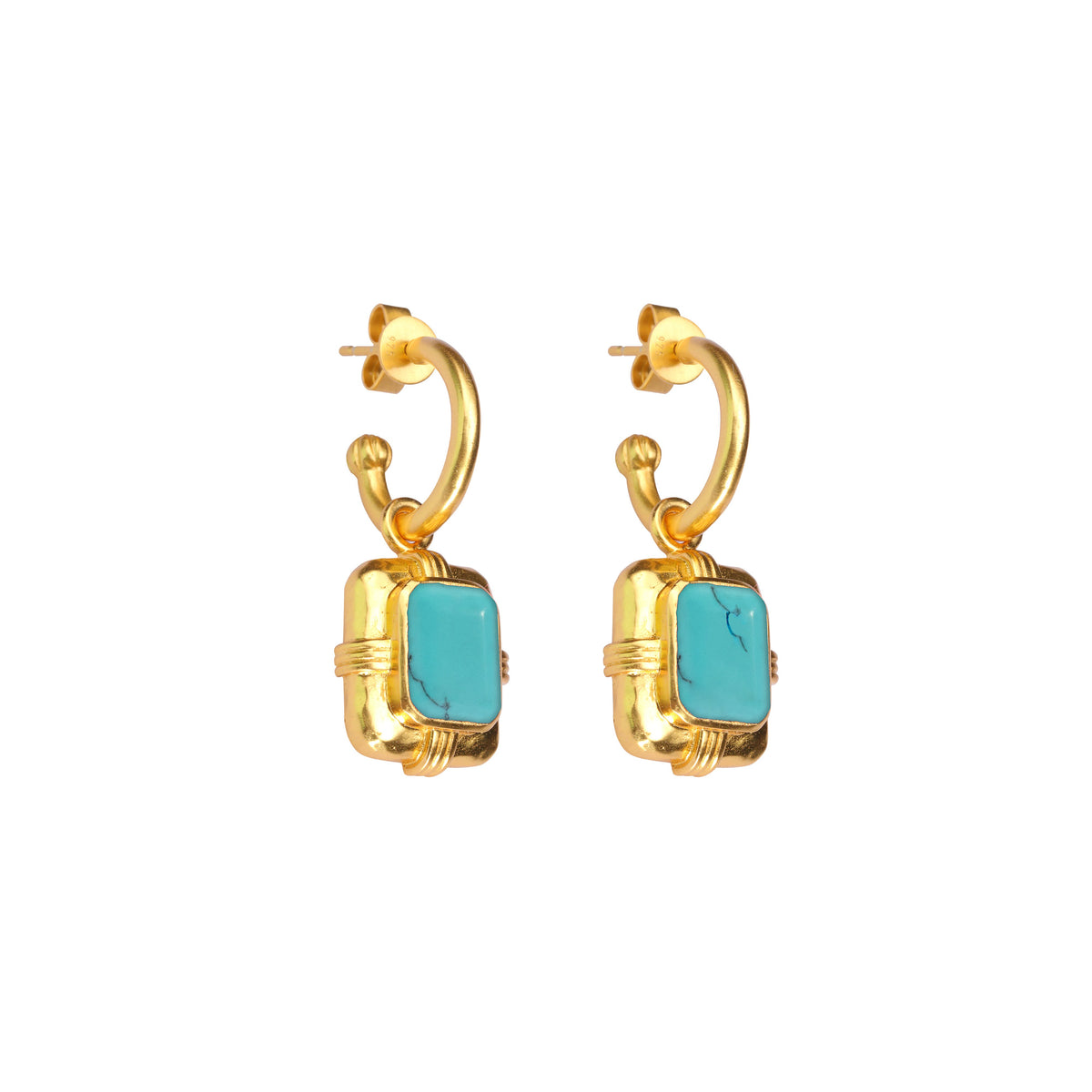 TURQUOISE JULIE EARRINGS