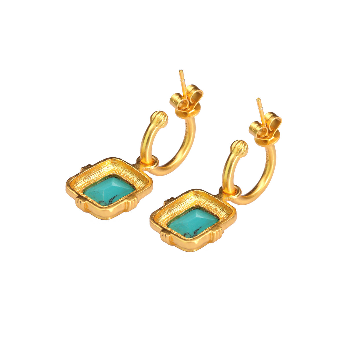 TURQUOISE JULIE EARRINGS