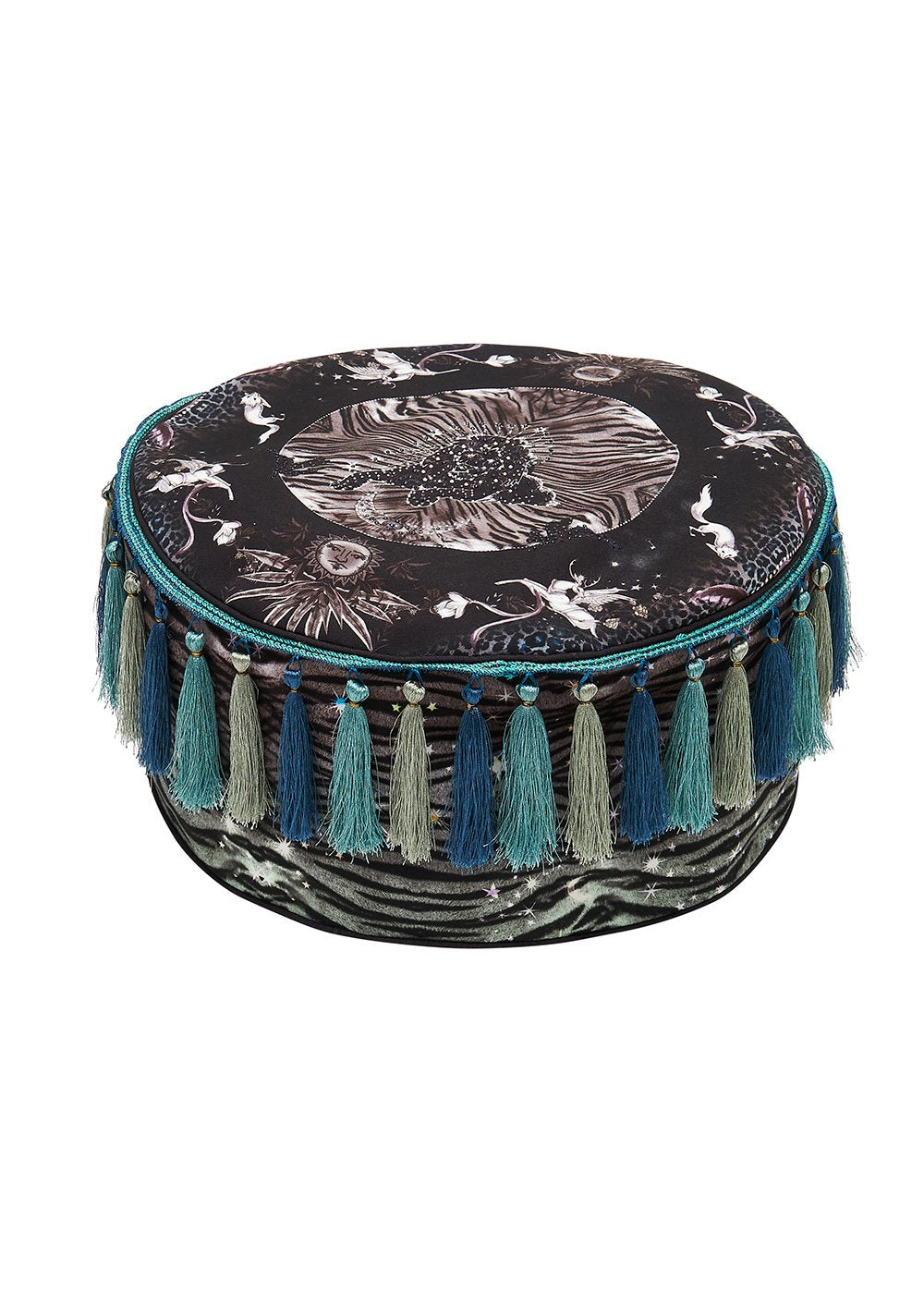 OTTOMAN CUSHION ASTRO DISCO