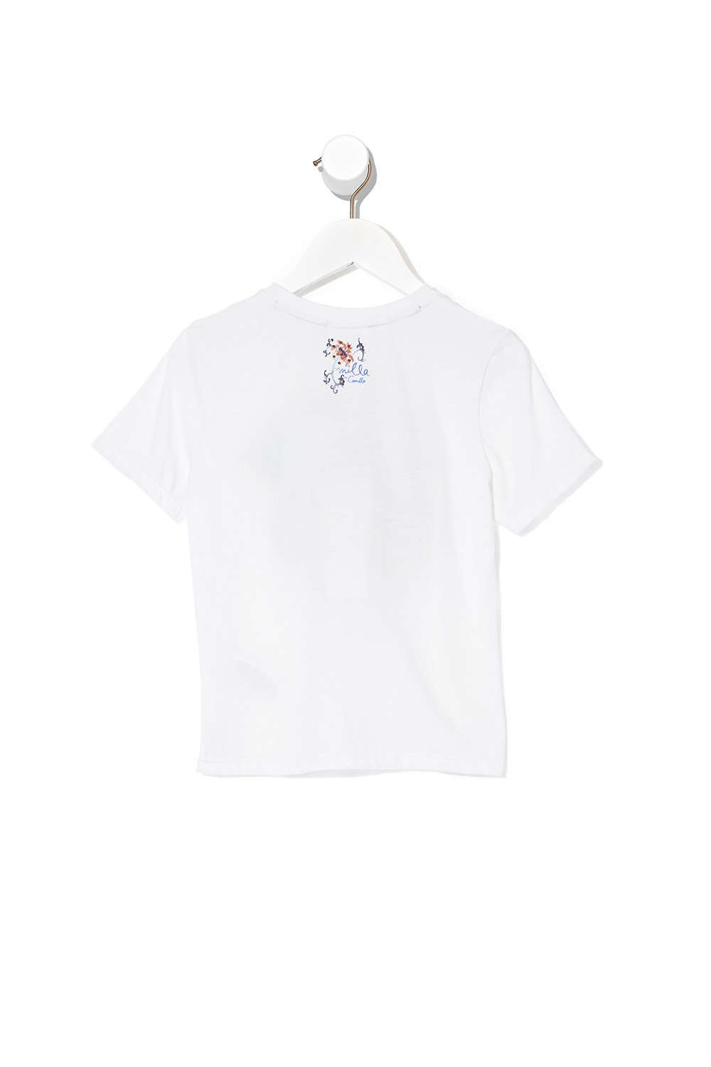 KIDS SHORT SLEEVE T-SHIRT WHITE SIDE OF THE MOON