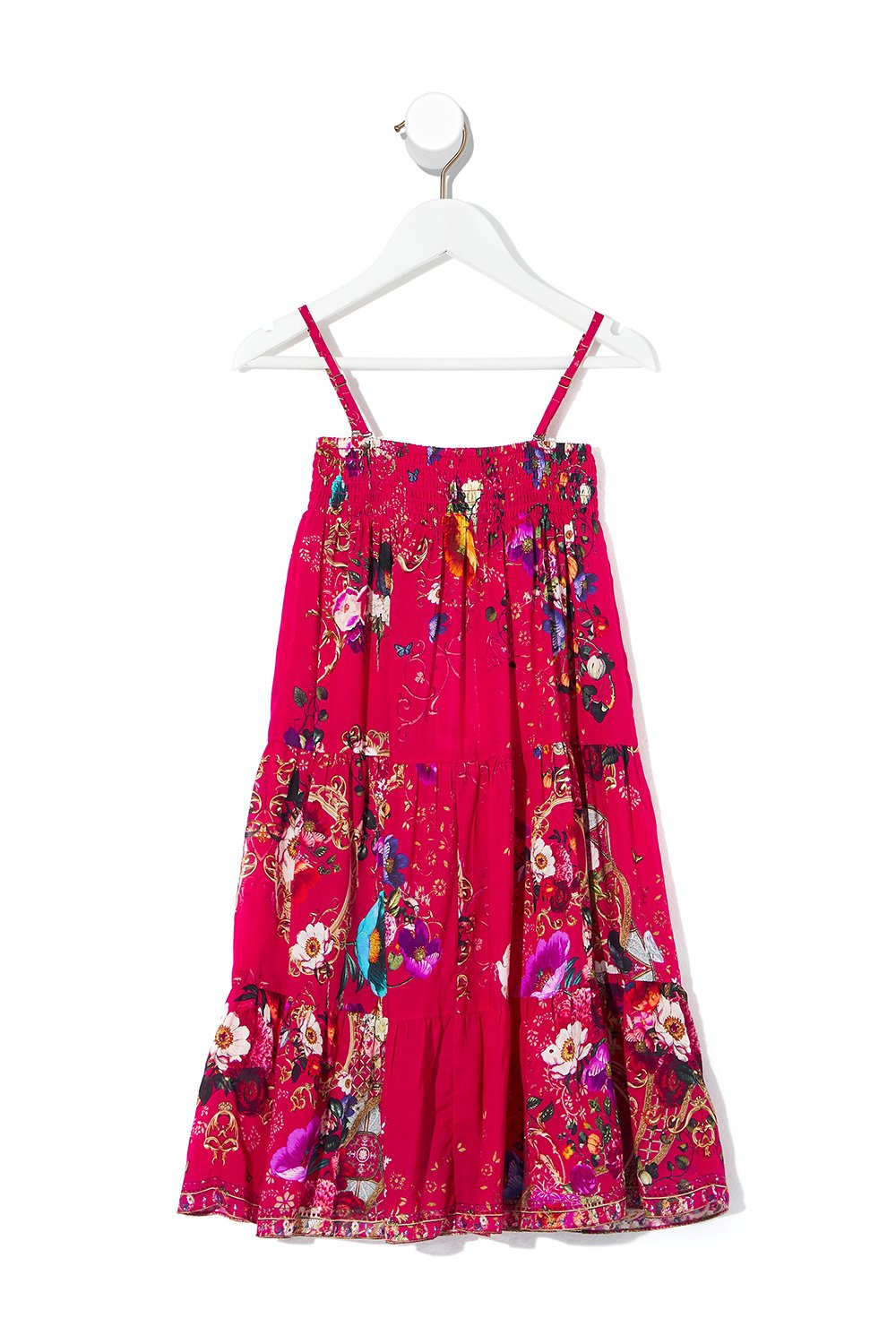 KIDS SHIRRED WAIST MAXI SKIRT BEEUTIFUL BEINGS