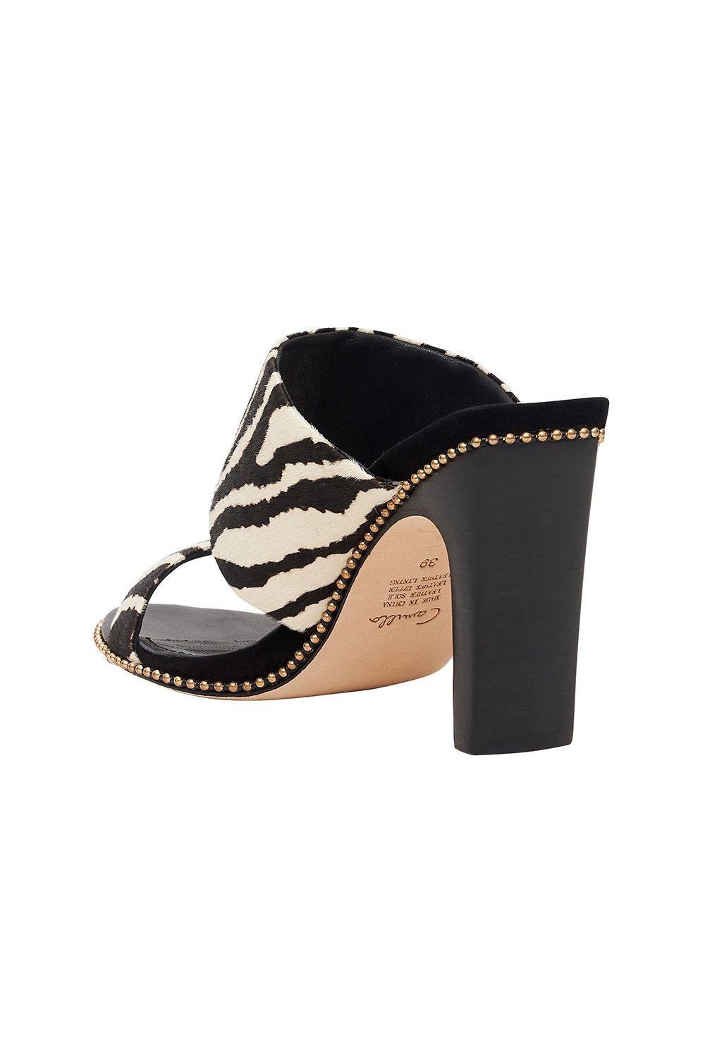 ASYMMETRICAL HEEL SANDAL NIGHT WAITING FOR DAY