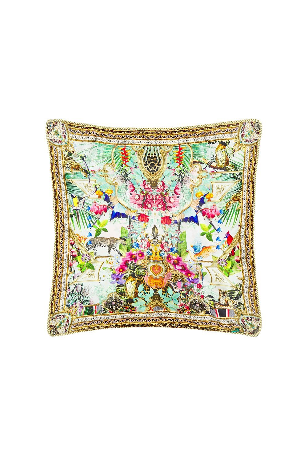 SMALL SQUARE CUSHION CHAMPAGNE COAST