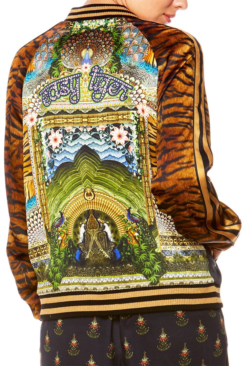 OVERSIZED BOMBER A WOMAN'S WISDOM