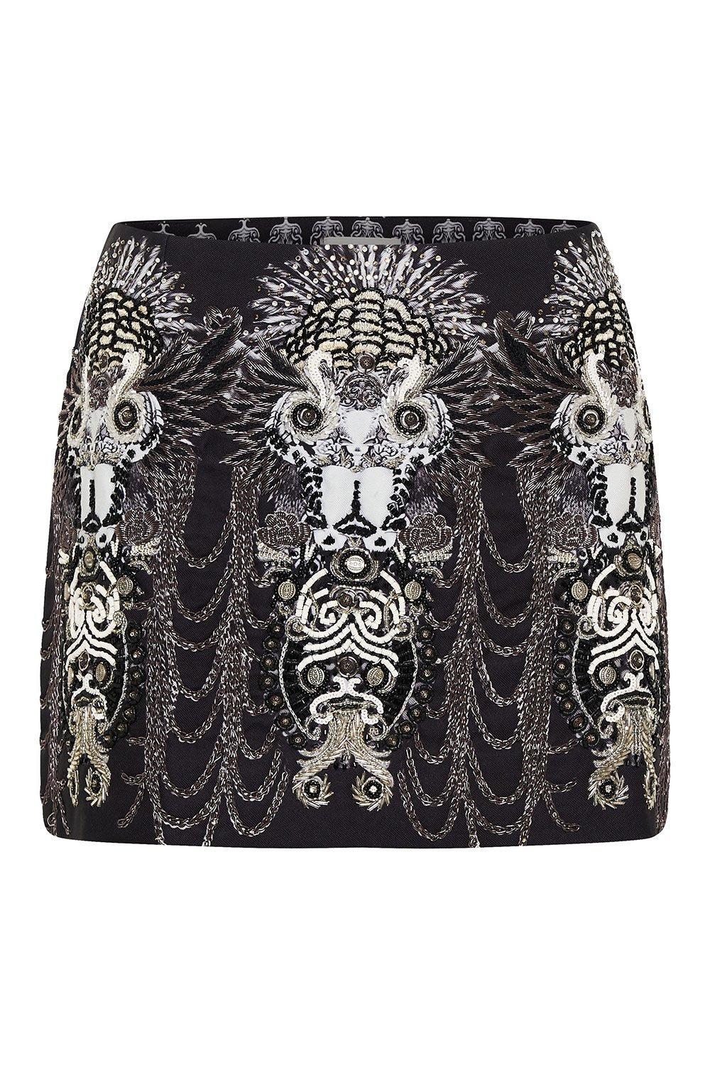 EMBELLISHED MINI SKIRT UNGUARDED VIRTUE