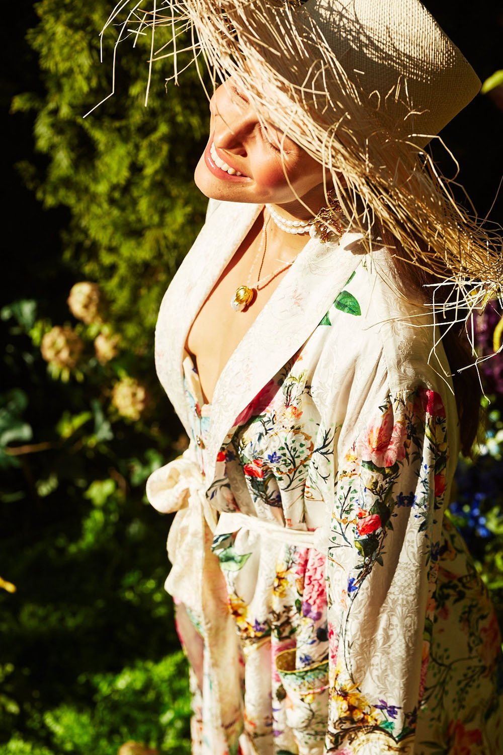 LONG ROBE WITH TIE BOHEME