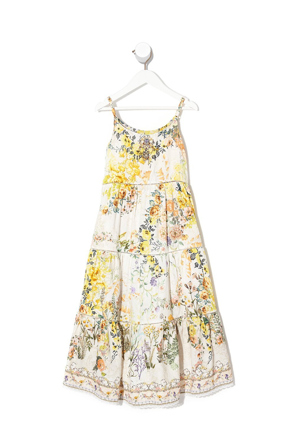 INFANTS HIGH LOW HEM DRESS IN THE HILLS OF TUSCANY