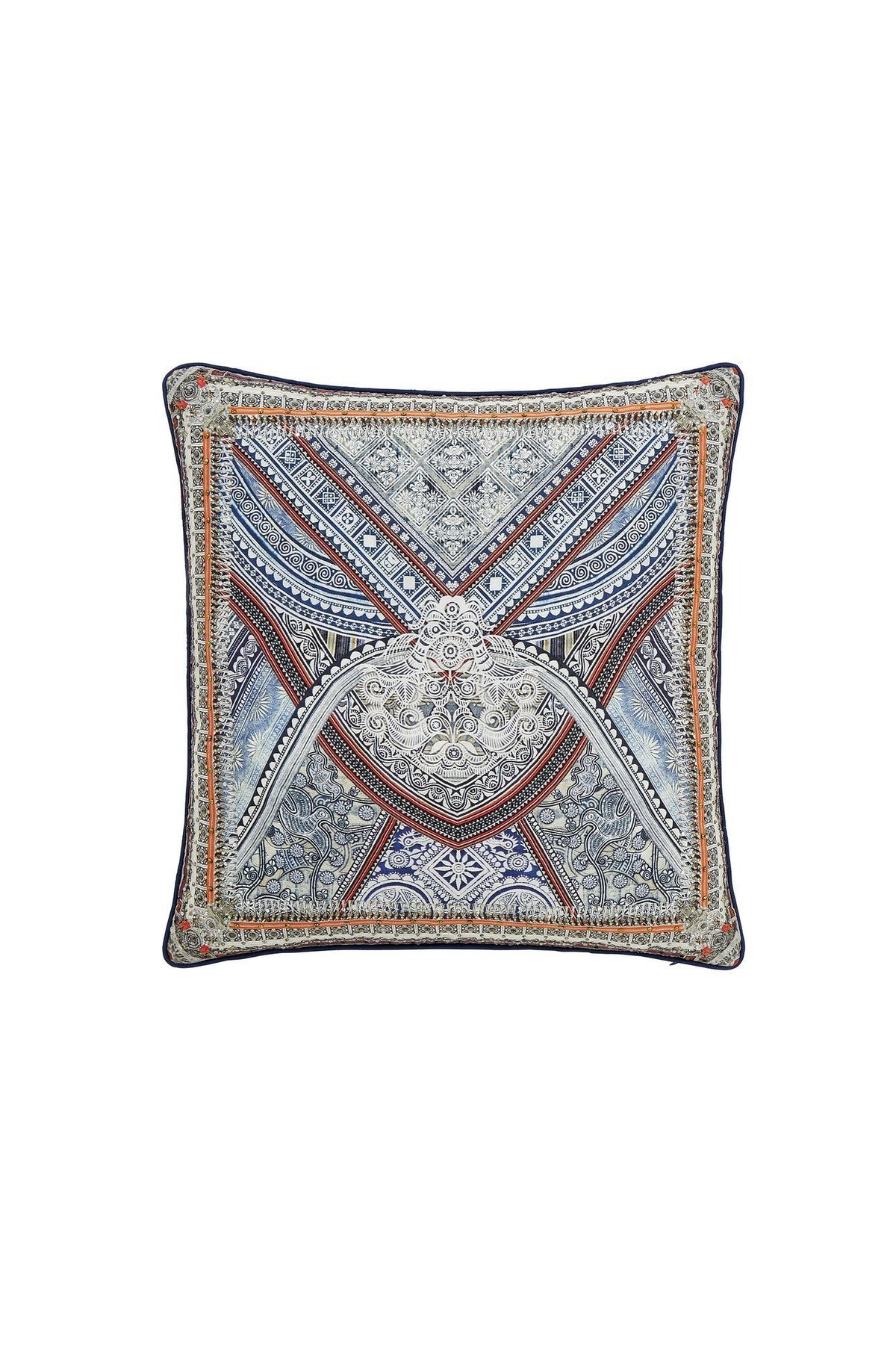 ANTIQUE BATIK SMALL SQUARE CUSHION