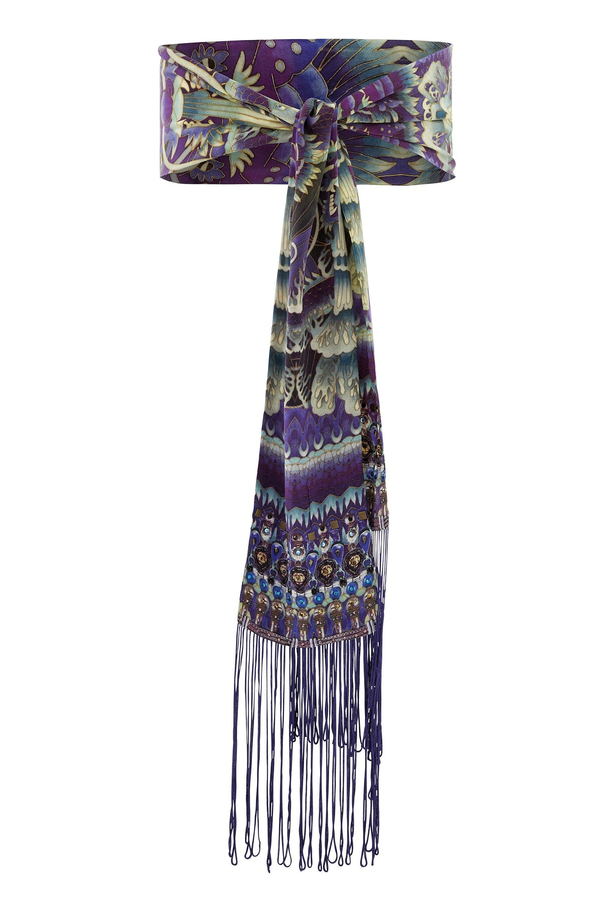 WHAT'S YOUR POISON? BELT W/ TASSELS