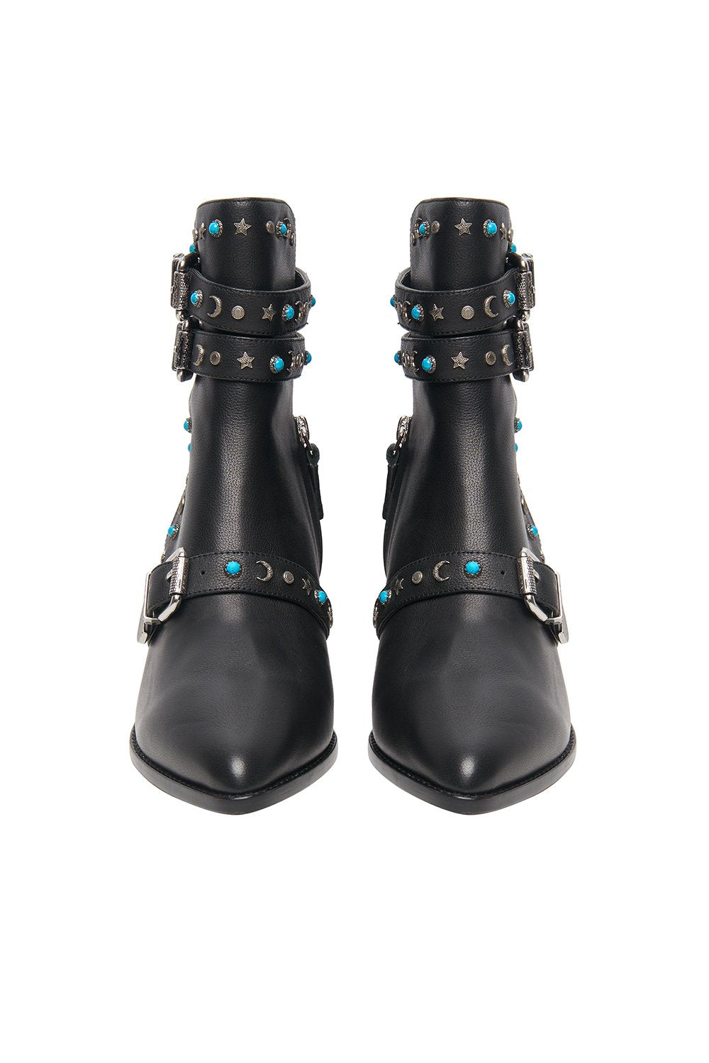 BOHEMIAN STUD BOOT BLACK