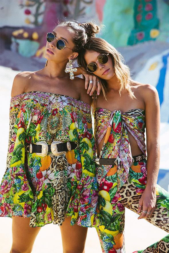 COOL CAT LONG DRESS WITH TIE FRONT