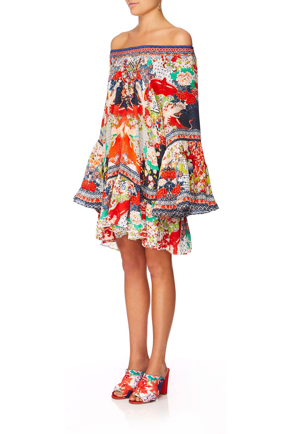 CAMILLA GEISHA GIRL A-LINE FRILL DRESS