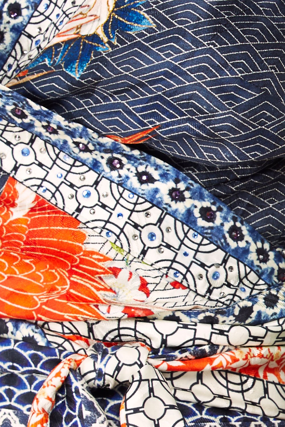 CAMILLA GEISHA GIRL WRAP FRONT TOP W LONG SLEEVE