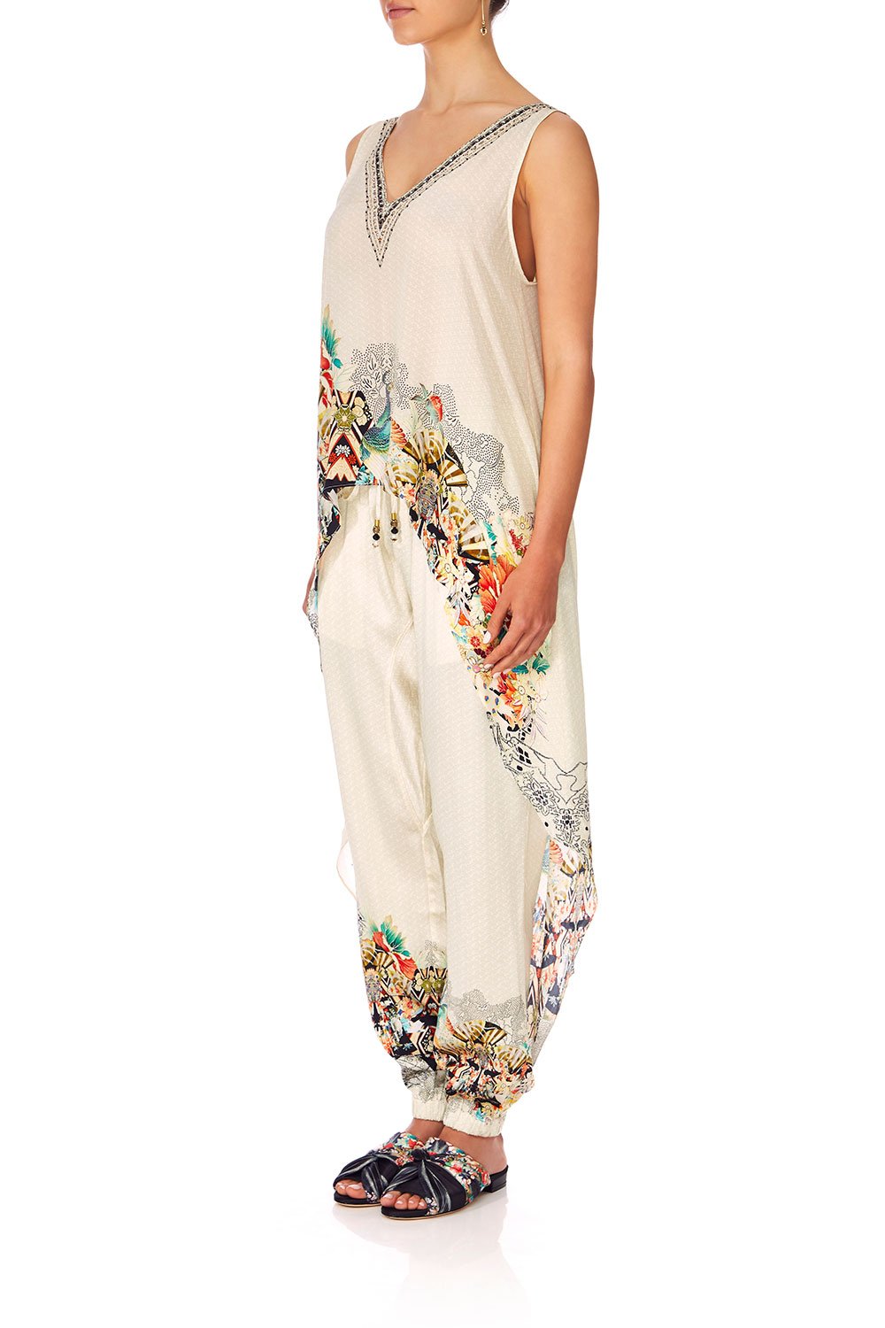 CAMILLA LOVE SPELLS HIGH LOW CROSS BACK TOP