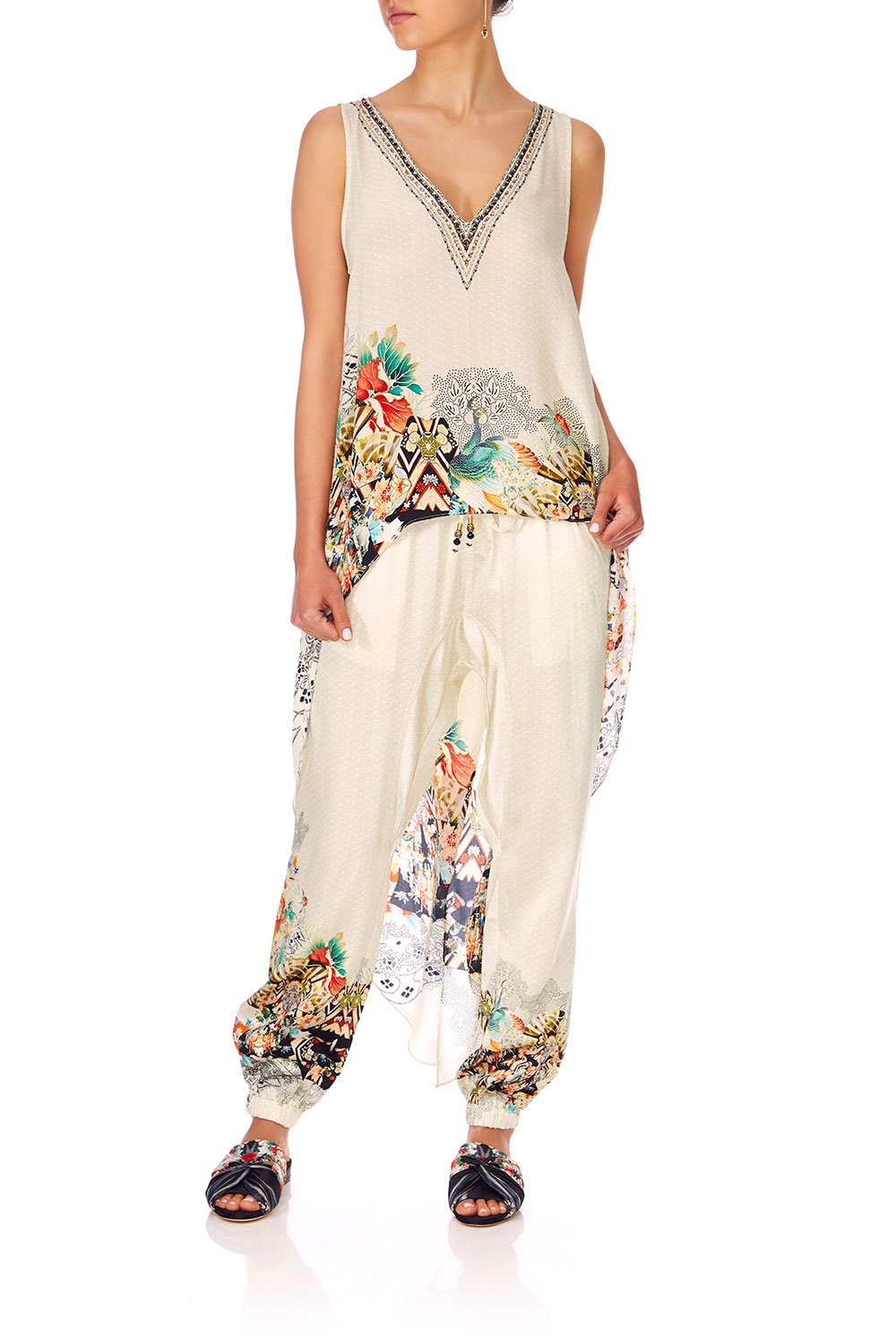 CAMILLA LOVE SPELLS HIGH LOW CROSS BACK TOP