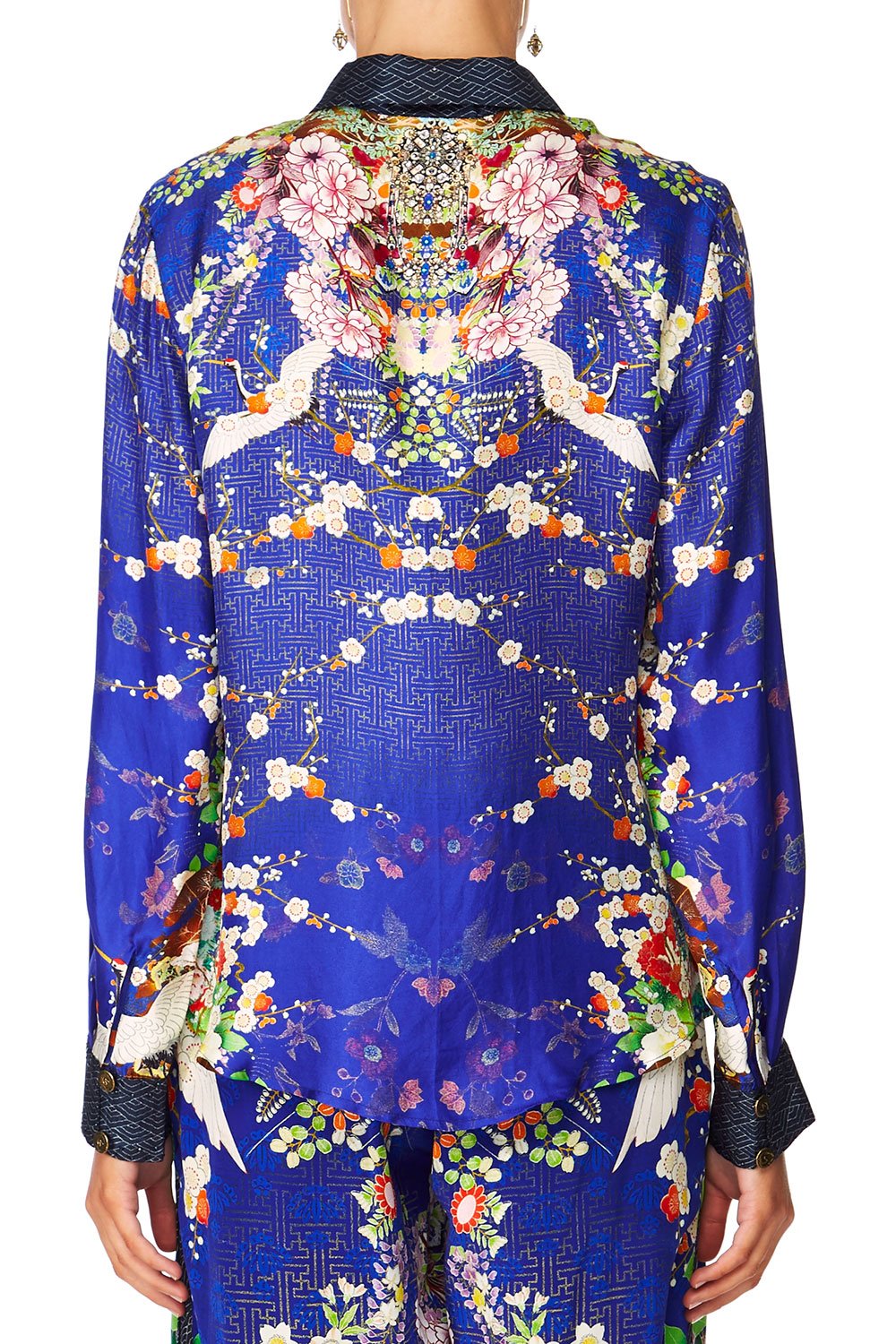 CAMILLA MAIKOS MIDNIGHT SLIM FIT LONG SLEEVE SHIRT