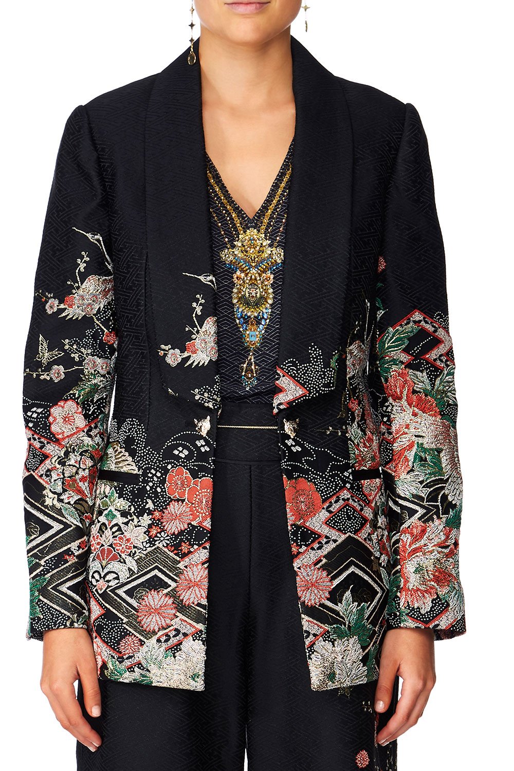 CAMILLA MIDNIGHT MOONCHILD JACQUARD JACKET