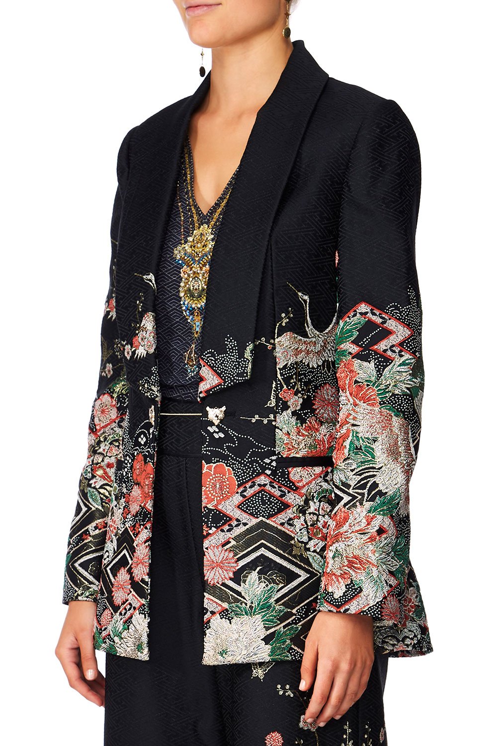 CAMILLA MIDNIGHT MOONCHILD JACQUARD JACKET