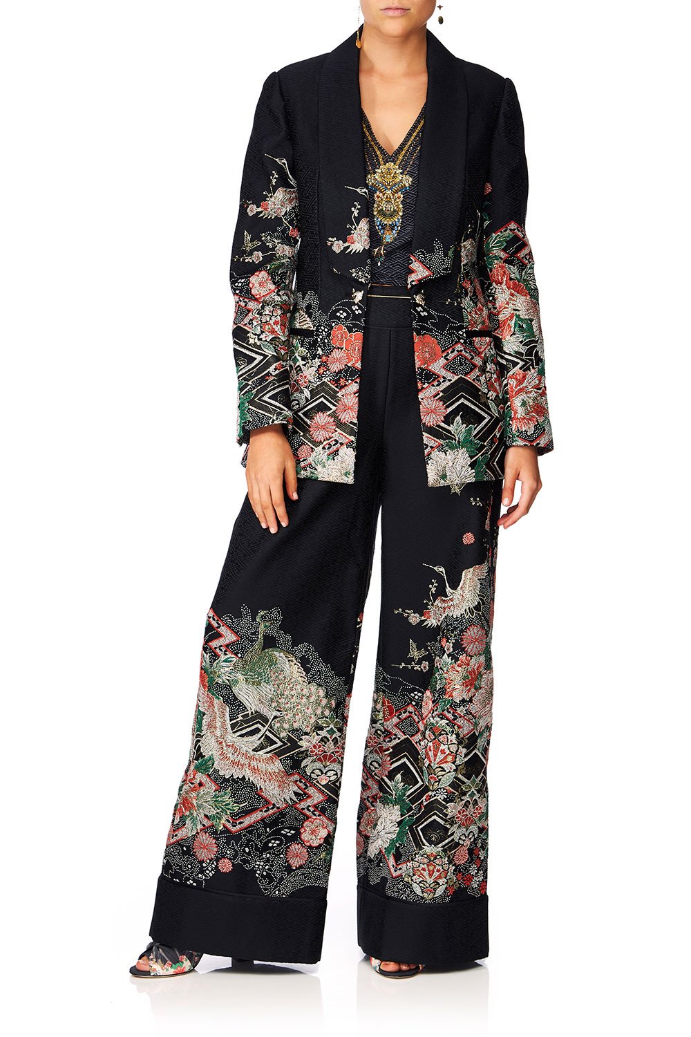 CAMILLA MIDNIGHT MOONCHILD JACQUARD JACKET