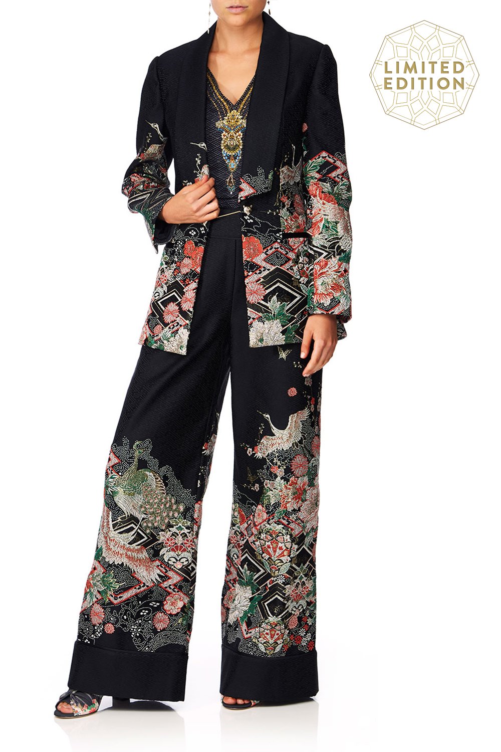 CAMILLA MIDNIGHT MOONCHILD JACQUARD JACKET