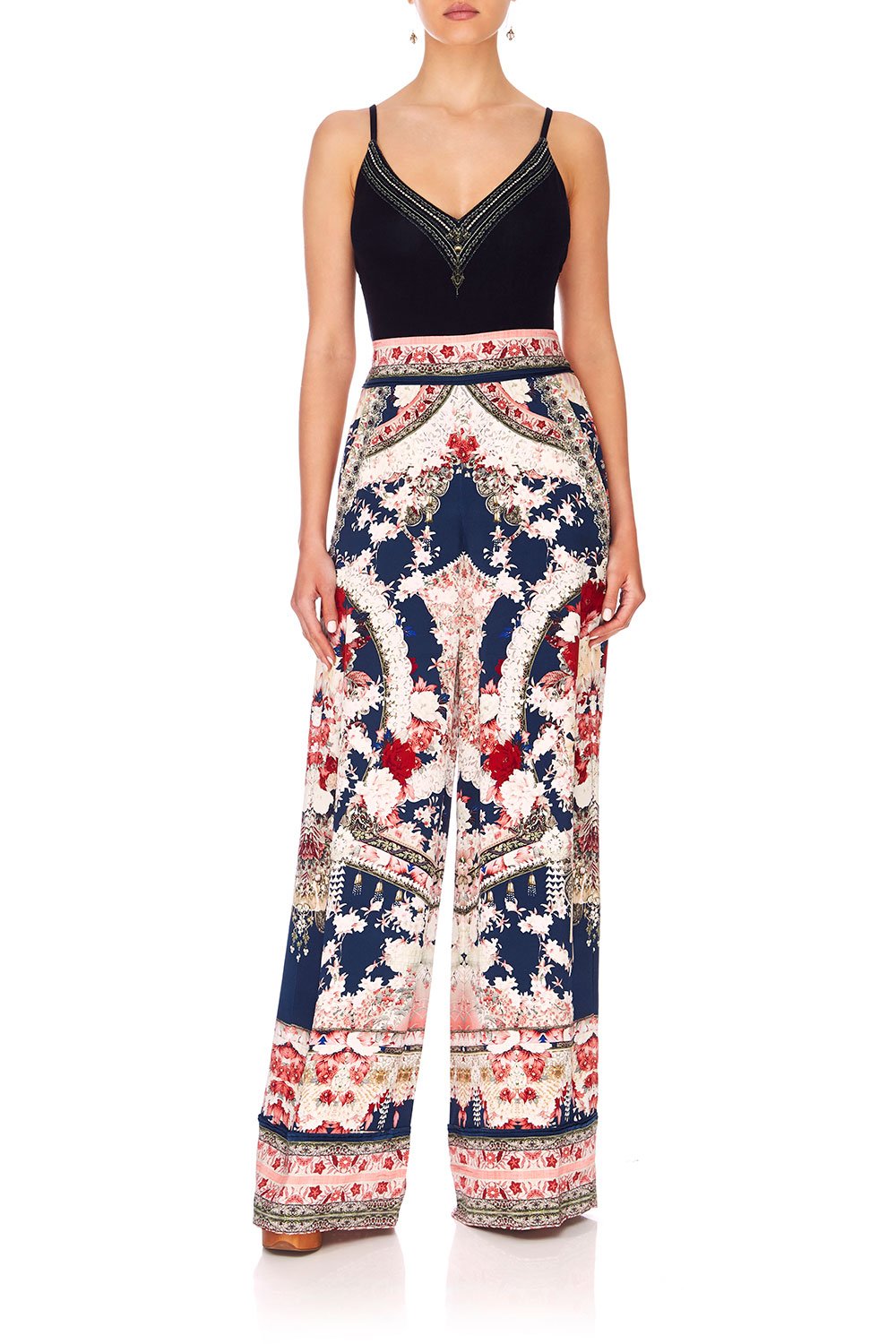 CAMILLA TWIN SHADOW WIDE LEG PANT WCUFFS