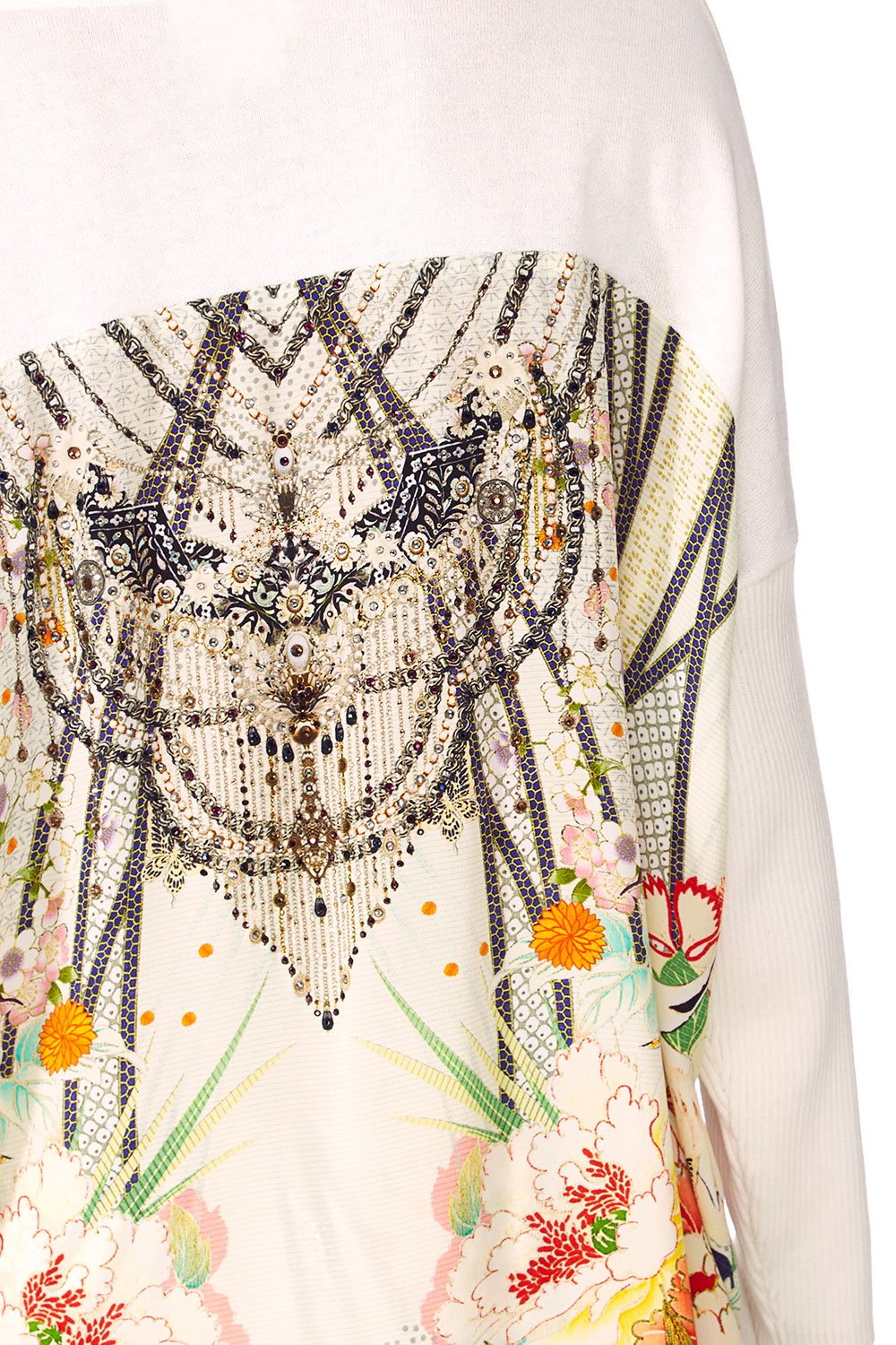 CAMILLA MS MAIKO LONG SLEEVE JUMPER W PRINT BACK