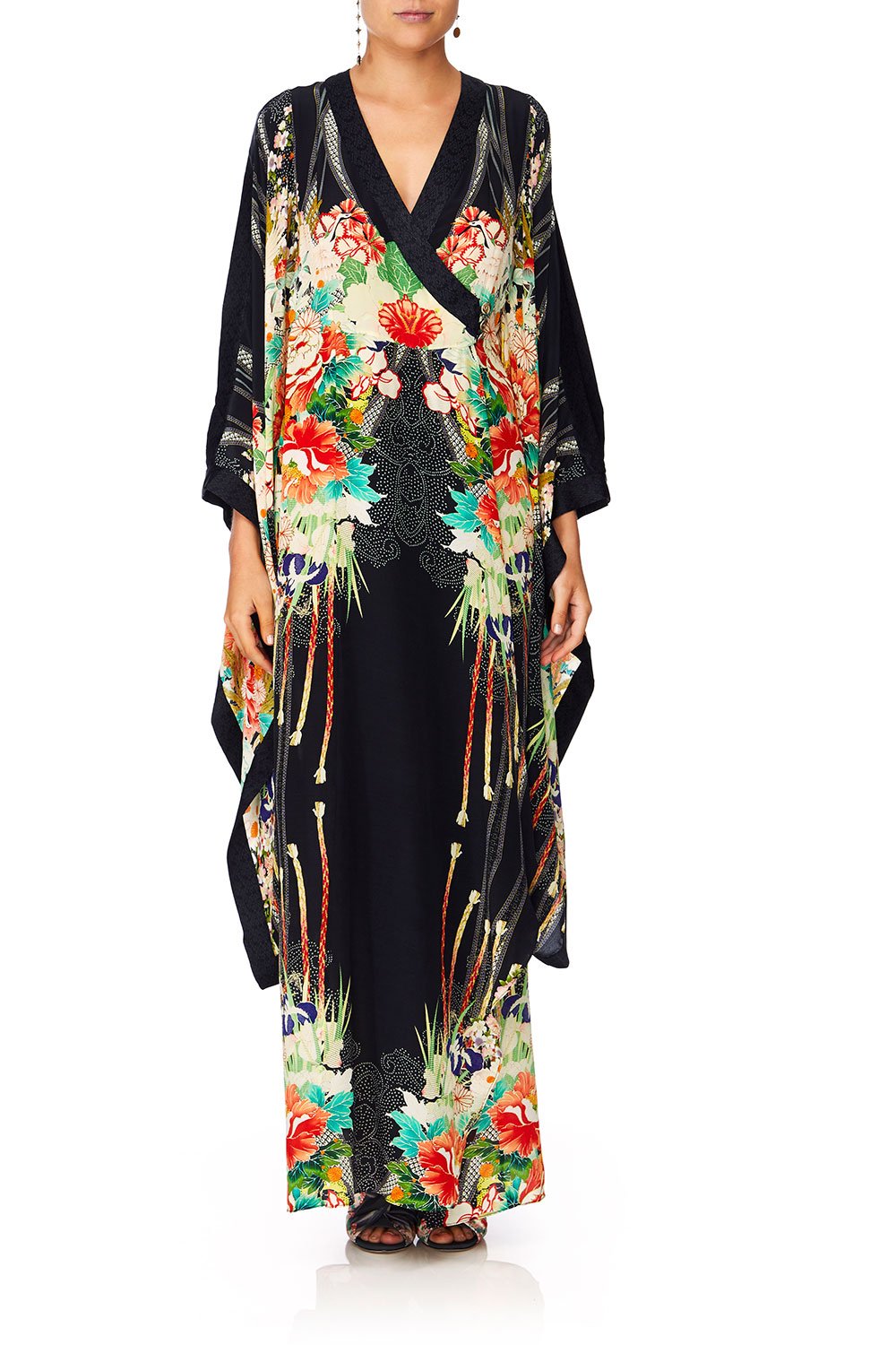 CAMILLA QUEEN OF KINGS KIMONO WSPLIT SLEEVE