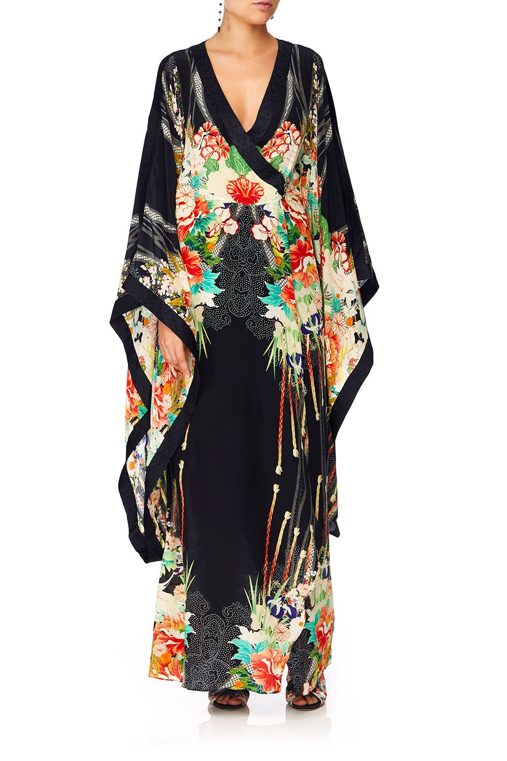 CAMILLA QUEEN OF KINGS KIMONO WSPLIT SLEEVE