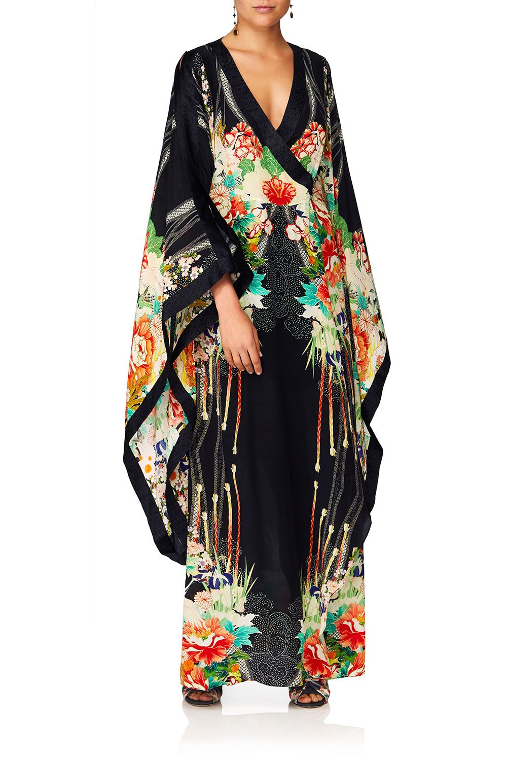 CAMILLA QUEEN OF KINGS KIMONO WSPLIT SLEEVE