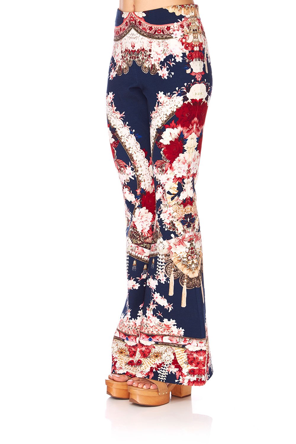 CAMILLA TWIN SHADOW HIGH WAISTED FLARED TROUSER