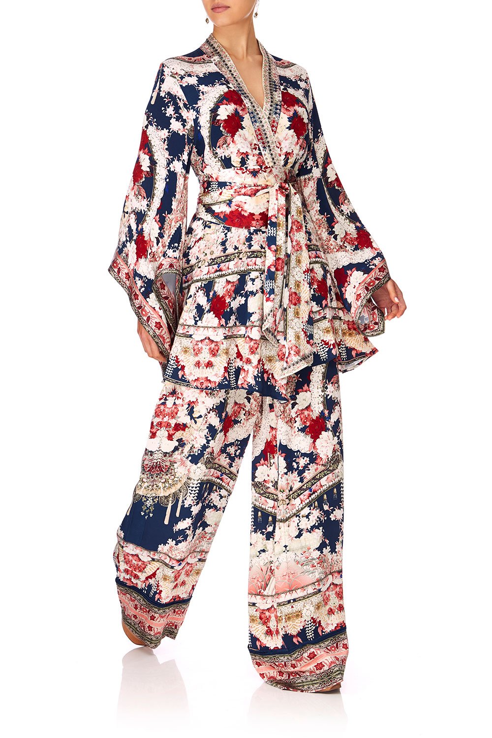 CAMILLA TWIN SHADOW WIDE LEG PANT WCUFFS