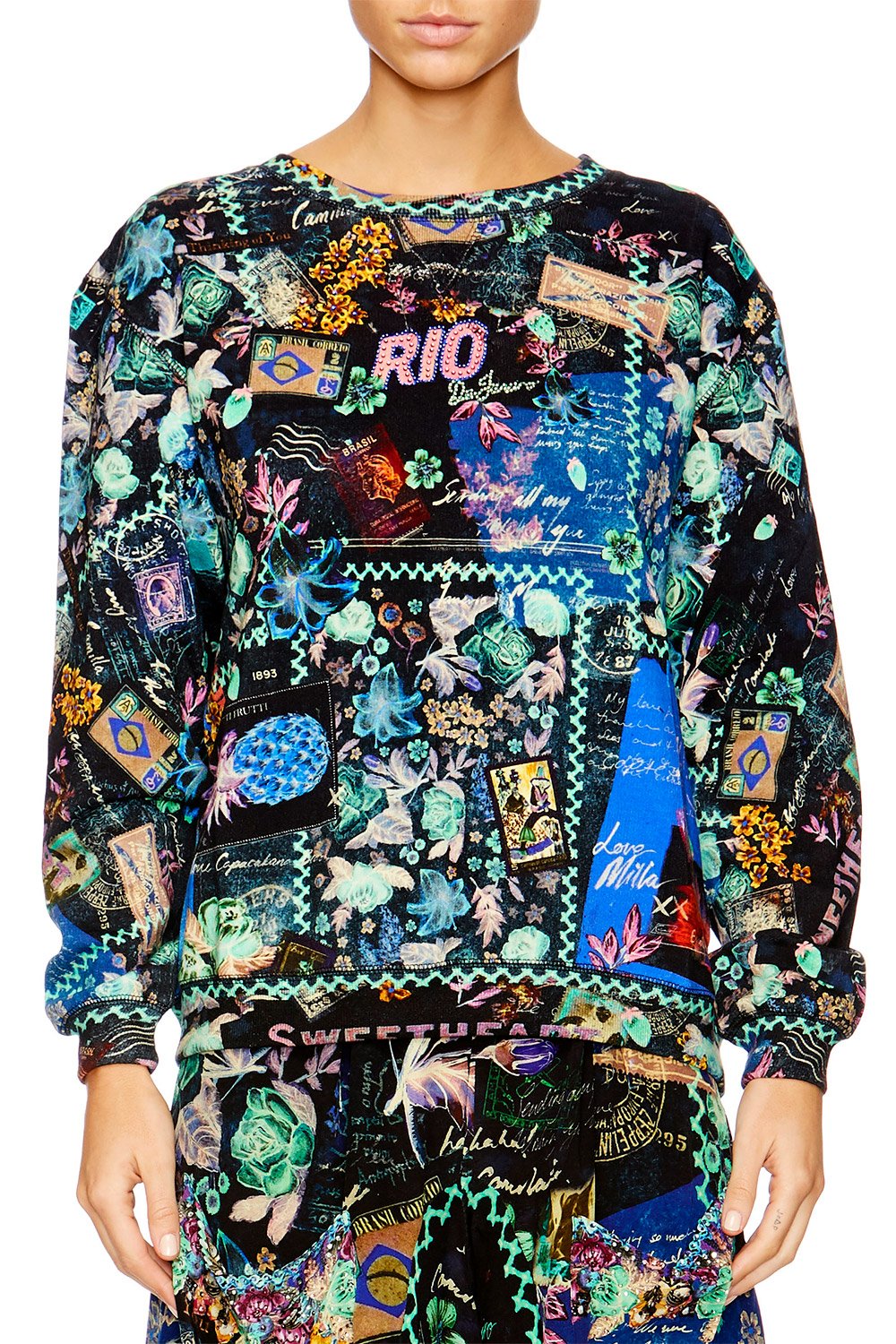 YOUVE GOT MAIL OVERSIZED SWEATER W CUFF