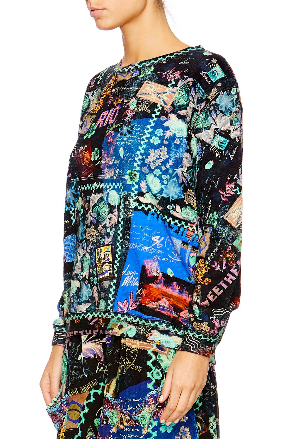 YOUVE GOT MAIL OVERSIZED SWEATER W CUFF