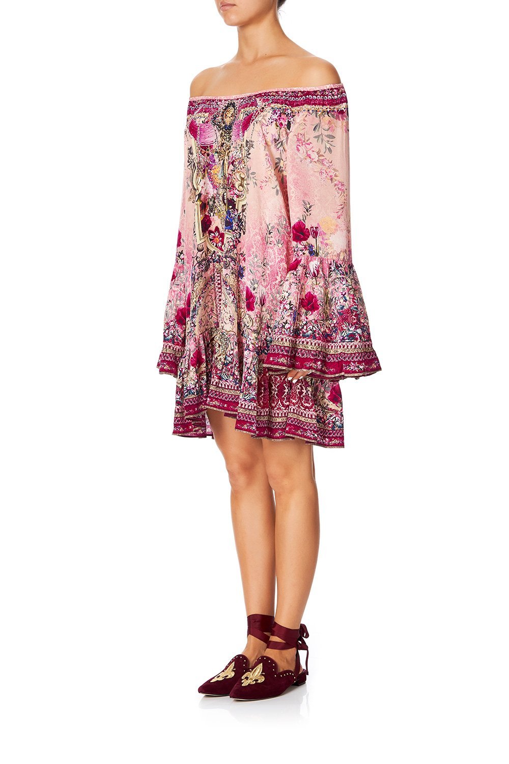 A LINE FRILL DRESS LA BELLE