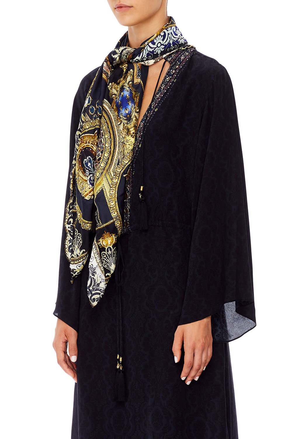 SQUARE SCARF MIDNIGHT MEETING