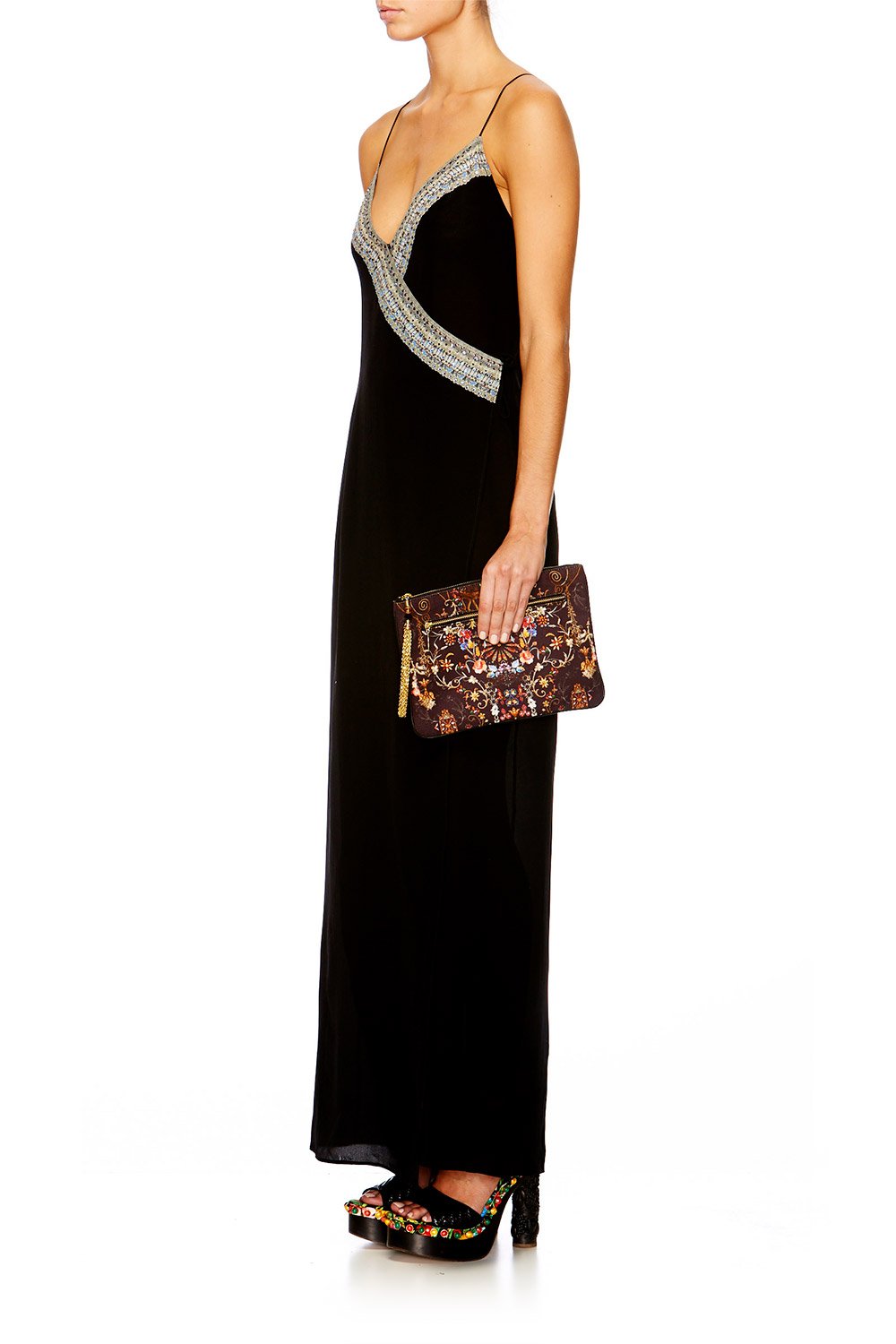 DANCING IN THE DARK SMALL CANVAS CLUTCH