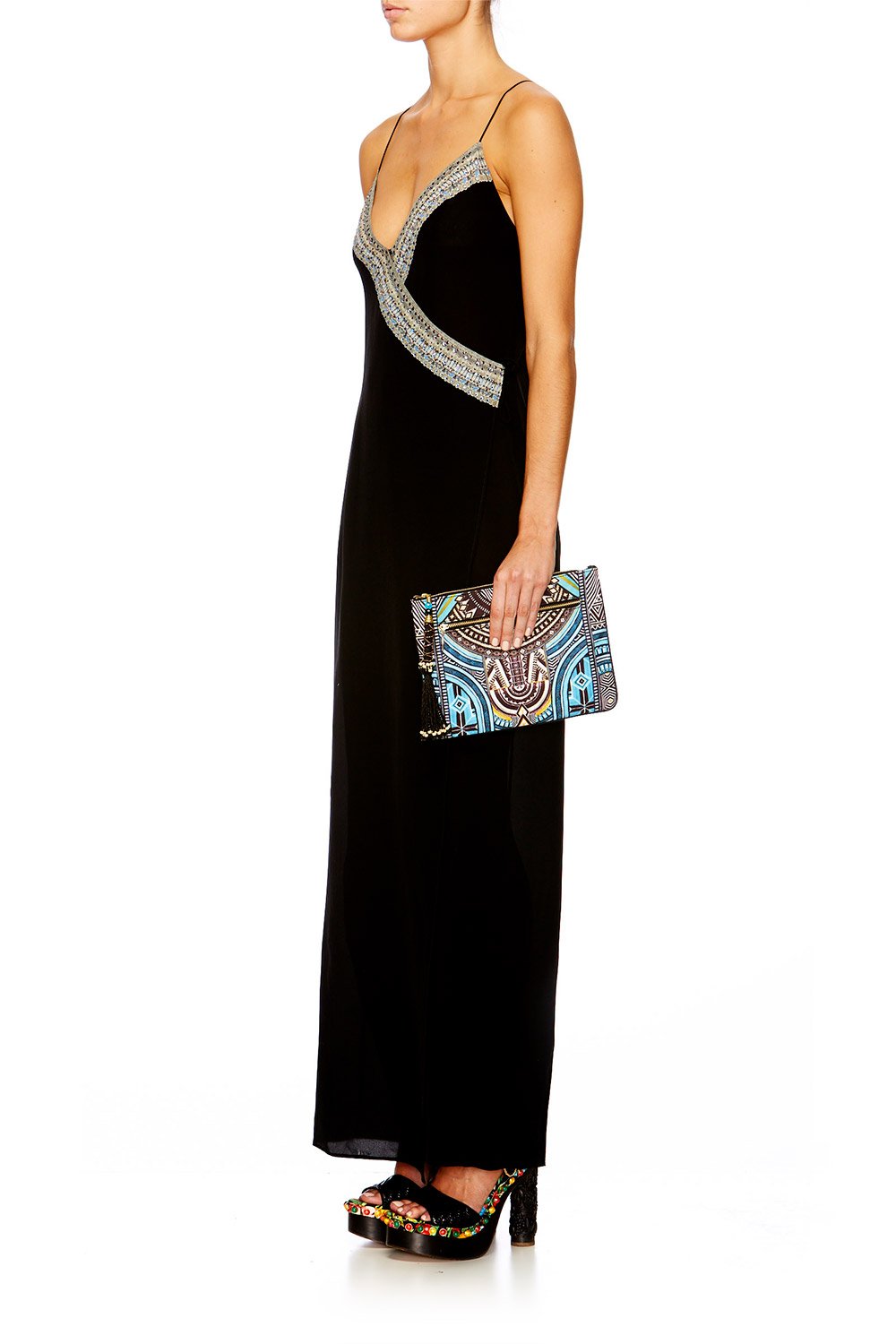 RUNAWAY READY SMALL CANVAS CLUTCH