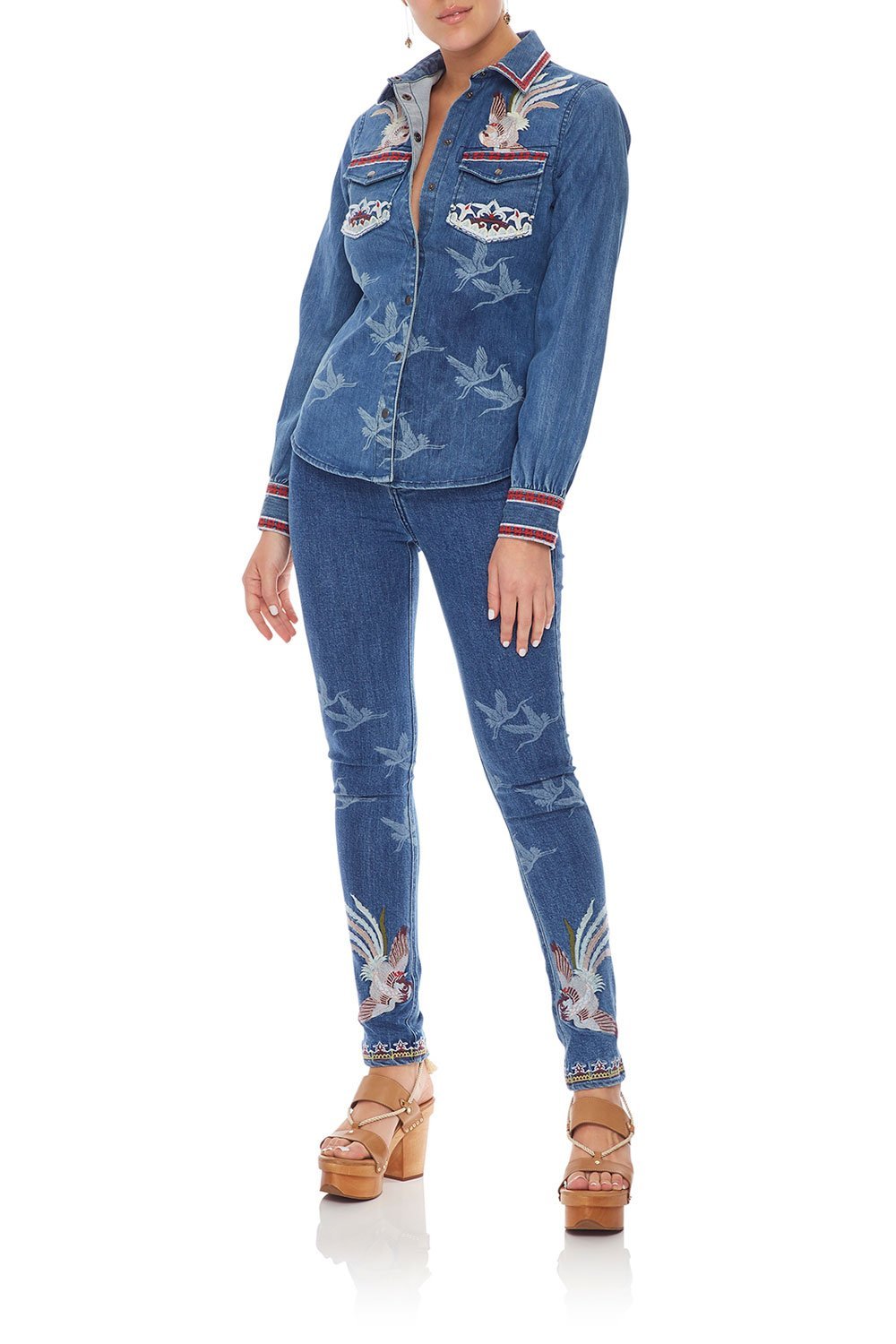 ANGULAR SHOULDER SEAM BLOUSE FOR THE FANS