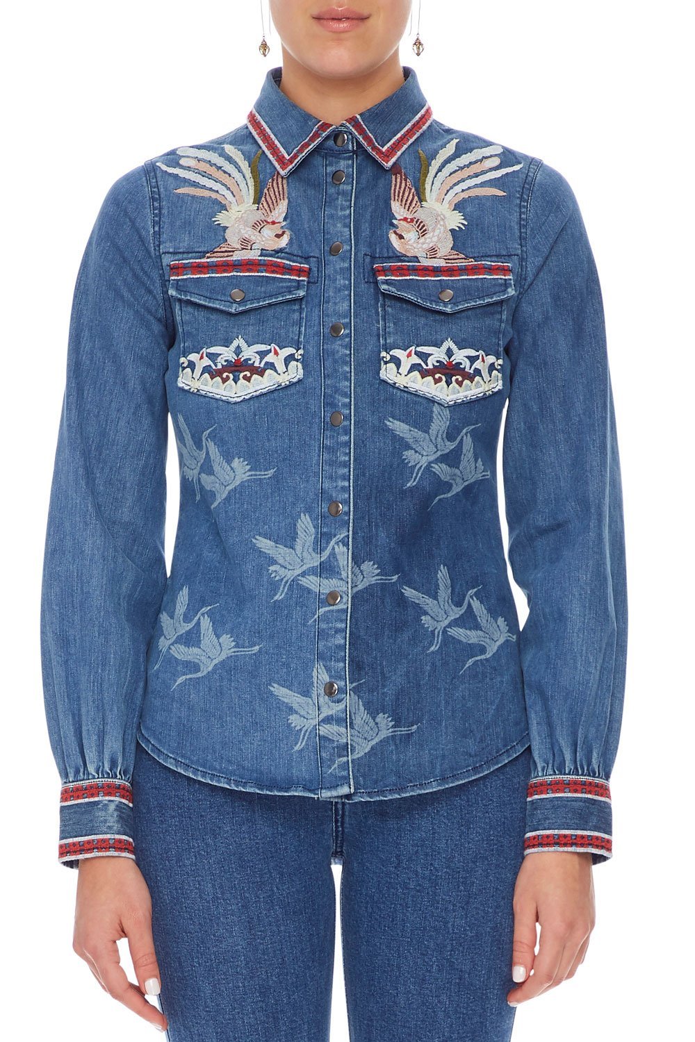 ANGULAR SHOULDER SEAM BLOUSE FOR THE FANS