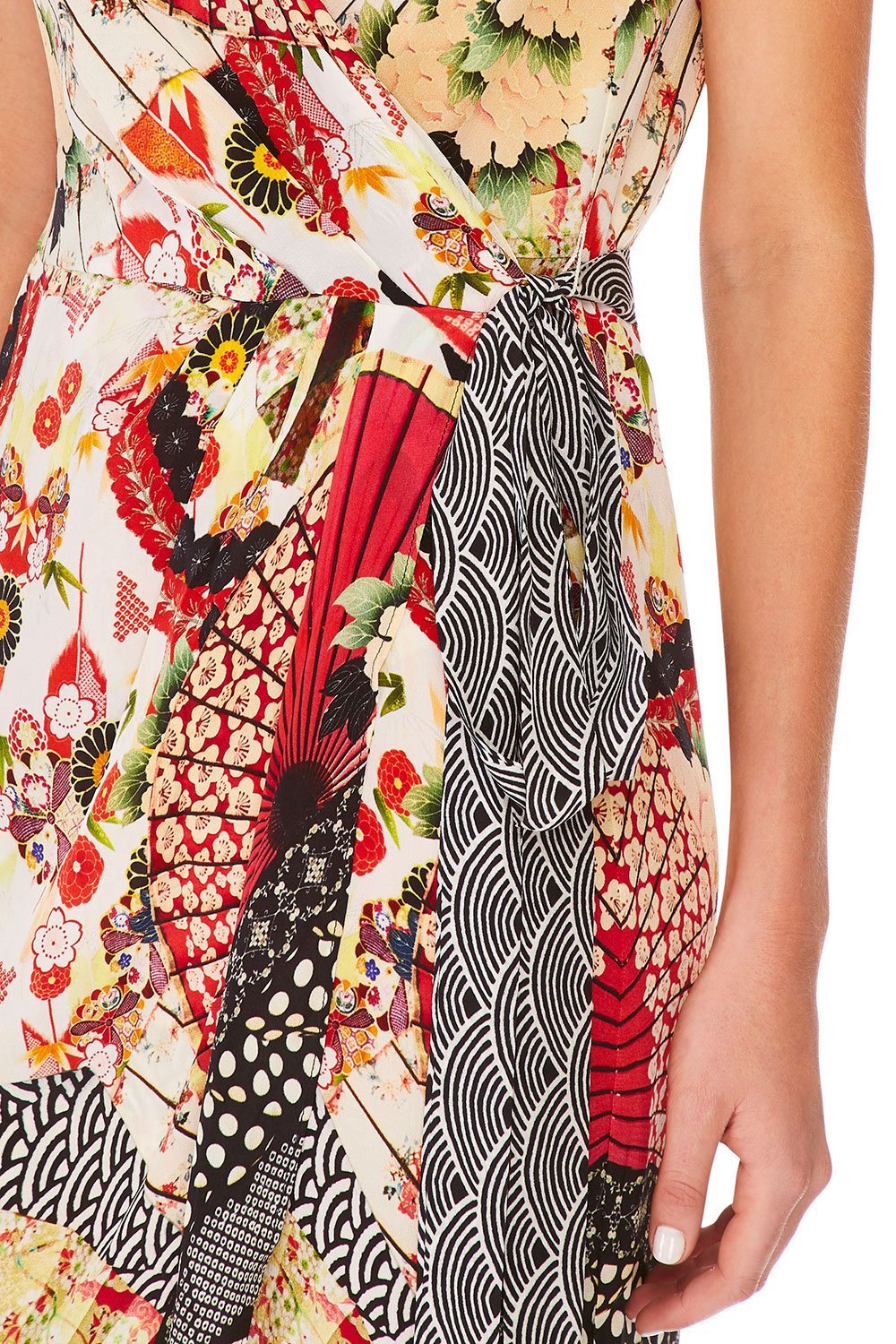 CAMILLA VINTAGE VIXEN ASYMETRIC WRAP DRESS