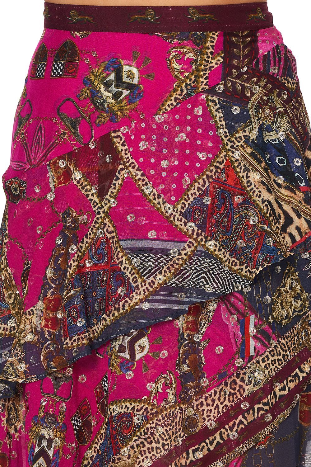 ASYMMETRICAL RUFFLE SKIRT DINING HALL DARLING