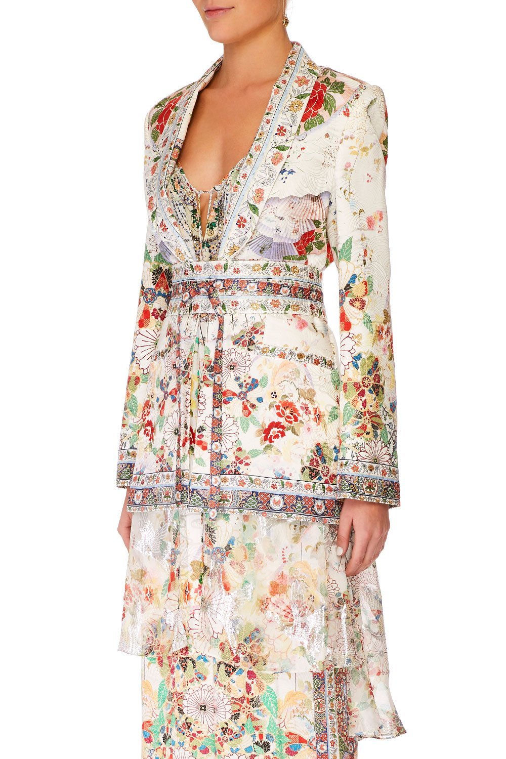 CAMILLA TIME AFTER TIME BLAZER W CHIFFON CONTRAST