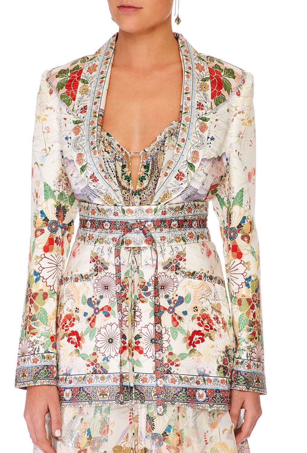 CAMILLA TIME AFTER TIME BLAZER W CHIFFON CONTRAST