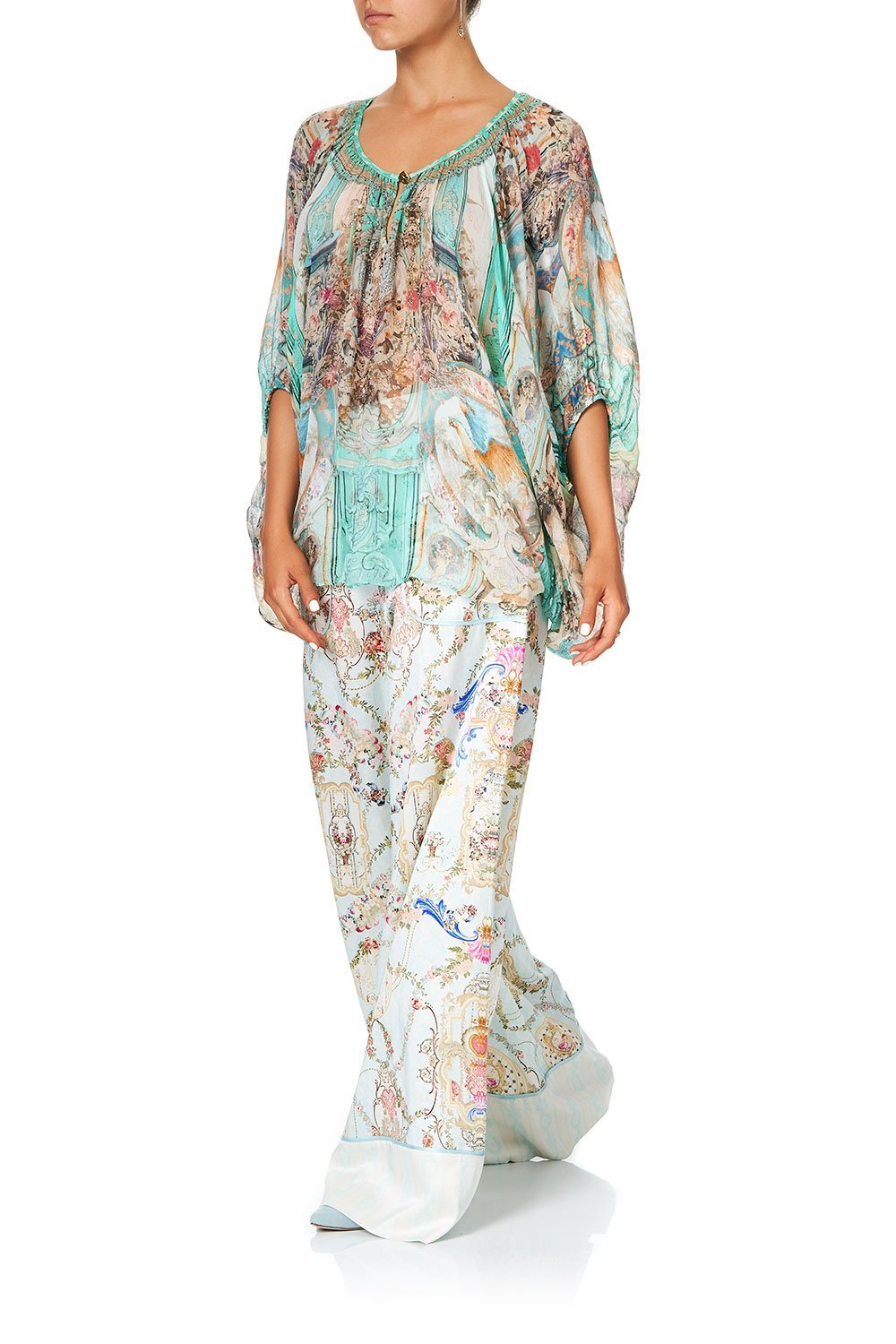 CAMILLA BLOUSE WITH KEYHOLE FRONT I DREAM OF MARIE