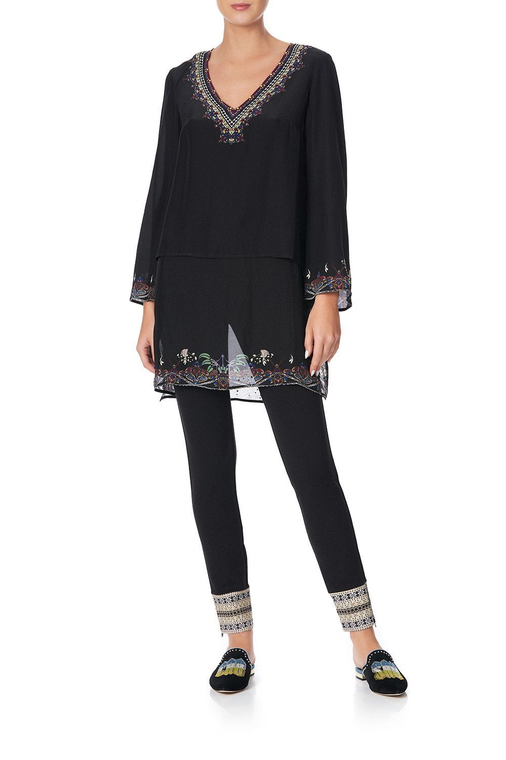 BLOUSE WITH SIDE SPLIT MS MATILDA