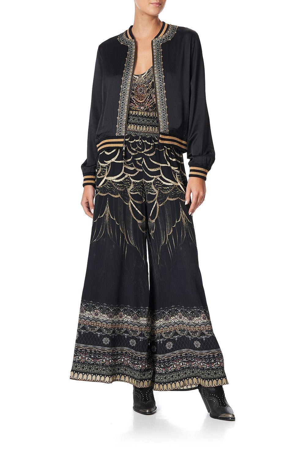 REVERSIBLE BOMBER JACKET UNDER A FULL MOON