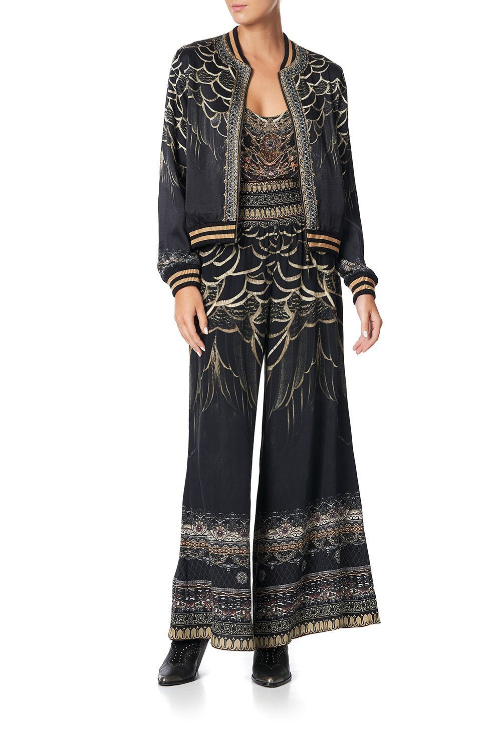 REVERSIBLE BOMBER JACKET UNDER A FULL MOON