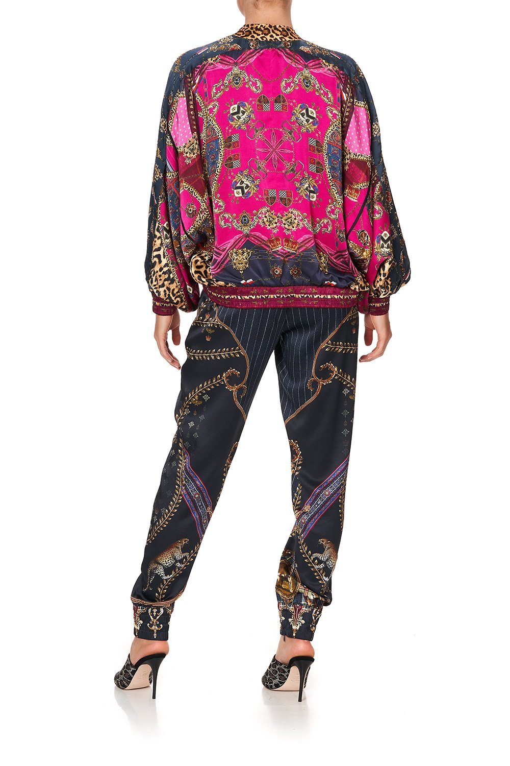 BOMBER JACKET WITH DOLMAN SLEEVE DINING HALL DARLING