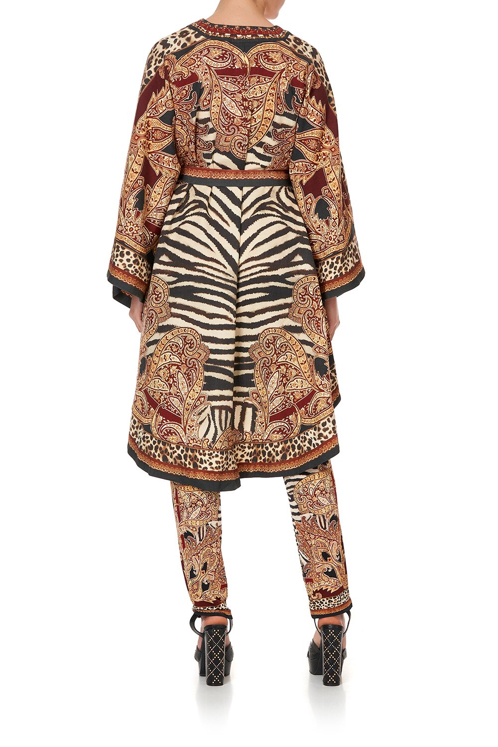 CAPE LAYER WITH BELT WILD FIRE